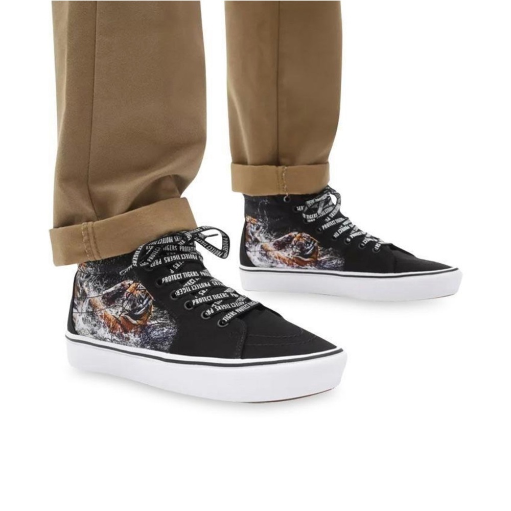 Vans x Discovery Sk8-Hi Project Cat‎ Comfycush High Top Sneakers Size 10 Women